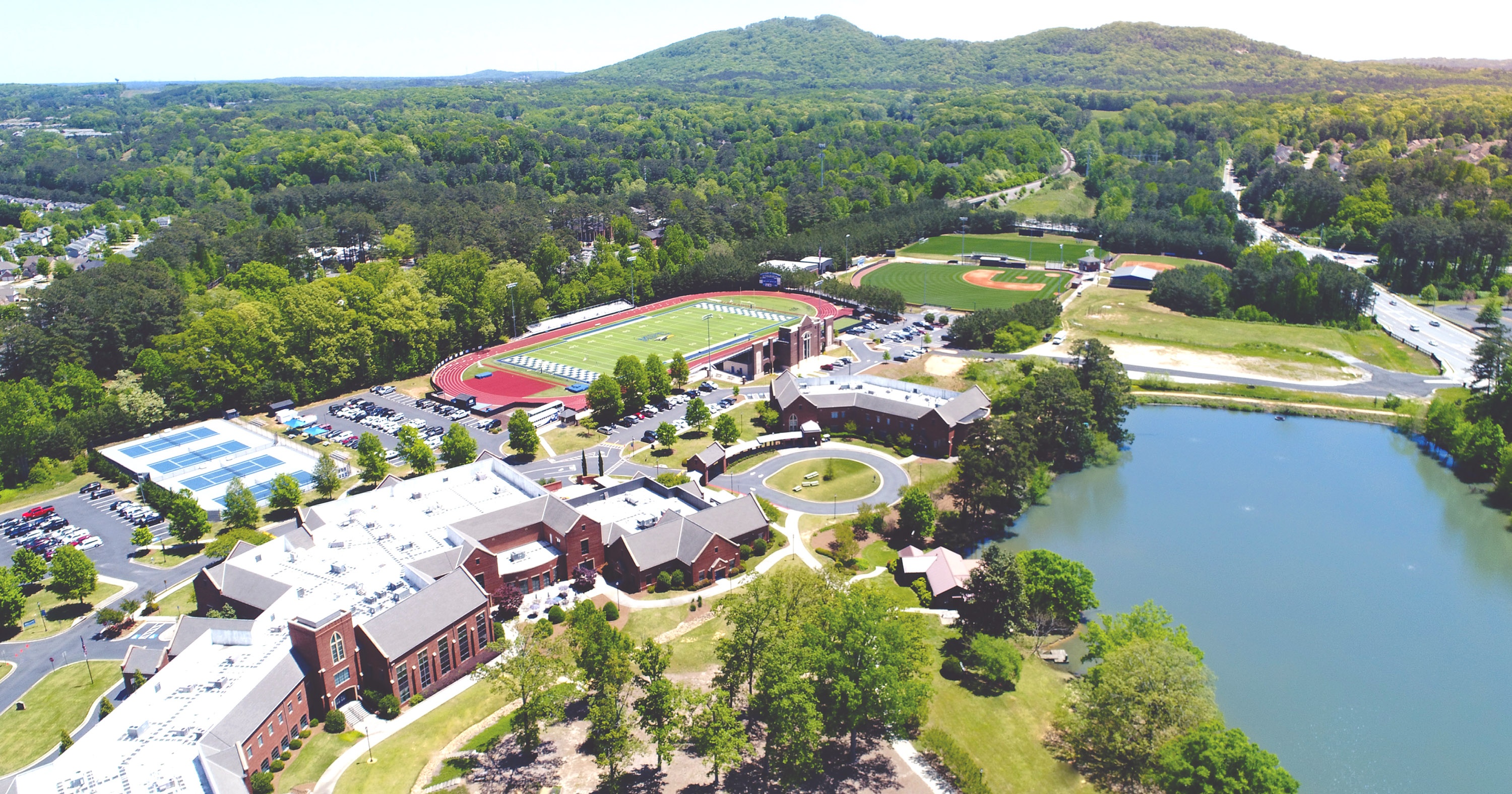 Campus Aerial wide