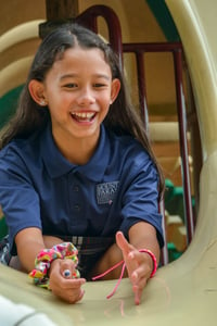 girl on playground