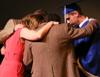 praying over graduate